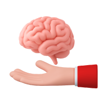 Ícono de cerebro representando beneficios del ginseng coreano