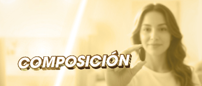 Banner informativo sobre la composición del producto mobile