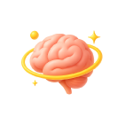 Ícono de concentración y sistema nervioso