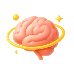 Ícono de concentración y sistema nervioso