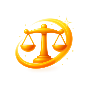 Ícono de equilibrio hormonal y vitalidad grande