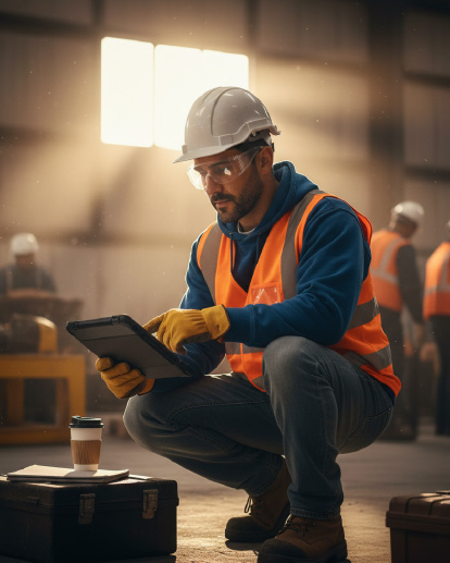 Persona trabajando con energía durante la jornada laboral